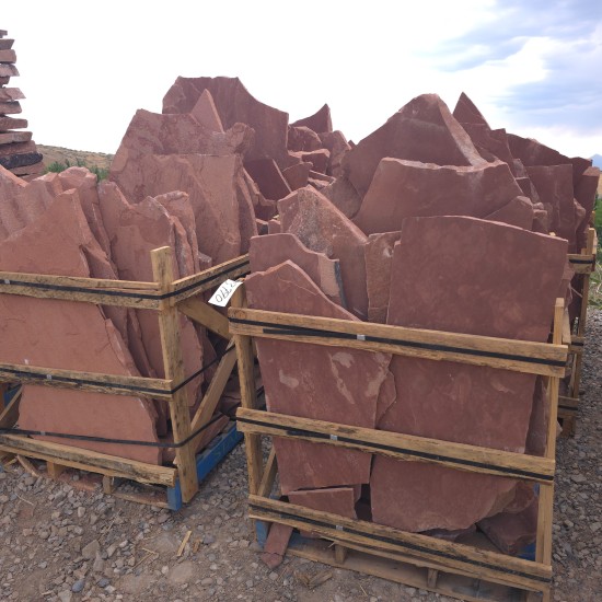 Red Cliff Flagstone - Supers 1-2"