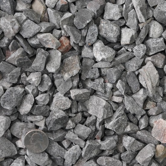 1" Midnight Crushed Gravel