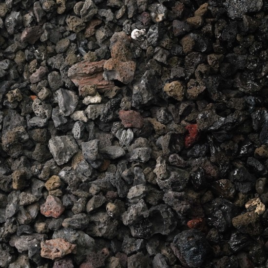 3/4" Black Lava Rock